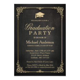 Personalized Graduation Invitations - Pretty Pattern Gifts