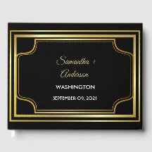 Elegant Black Gold Wedding