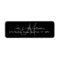 Elegant Black Gray Monogram Wedding
