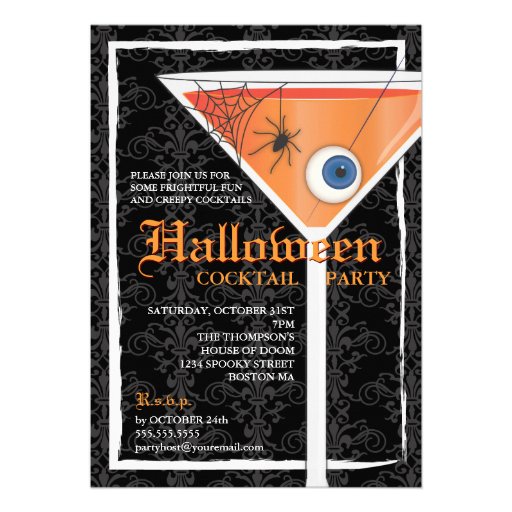 Halloween Cocktail Party Invitation 9