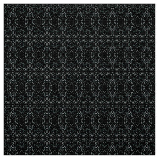 Elegant Black Lace Seamless Pattern Fabric