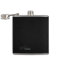 Elegant black leather look  personalized