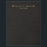 Elegant Black Linen Look Flyer<br><div class="desc">Chic,  sophisticated design. Realistic digital  image of rich black linen fabric texture.</div>