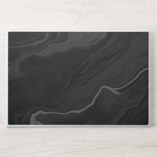 Elegant Black Marble HP Laptop Skin