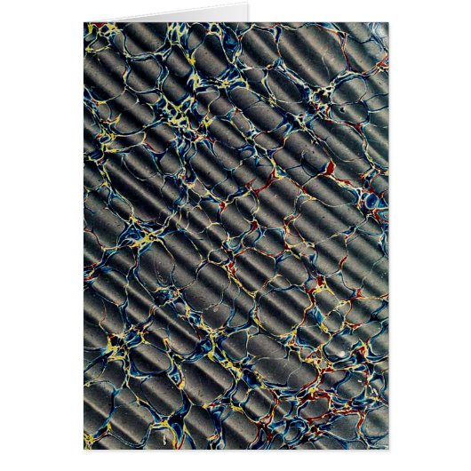 Elegant Black Marbled Paper Pattern Cards (Front)