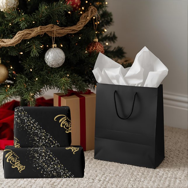 Elegant Black Matte Wrapping Paper (Creator Uploaded)