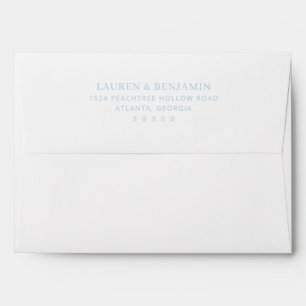 Elegant Black Minimalist Invitations Envelope