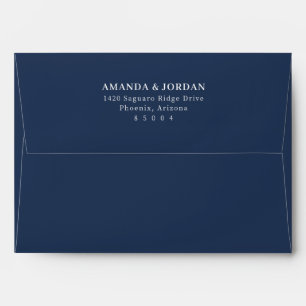 Elegant Black Minimalist Typographic Envelope