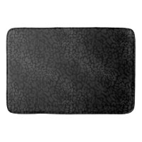 Elegant Black on Black Leopard Animal Print