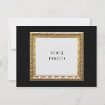Elegant Black Personal Photo Frame