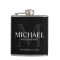 Elegant Black Personalized Groomsmen
