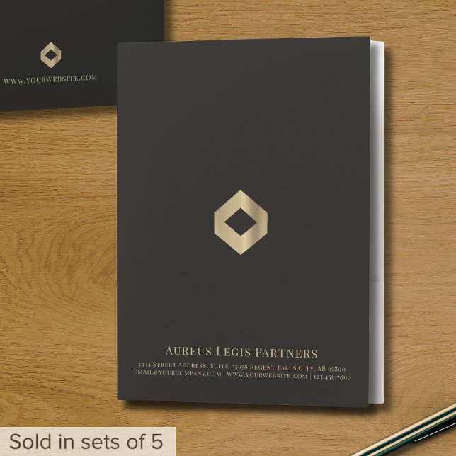 Elegant Black Presentation Folder (Creator Uploaded)