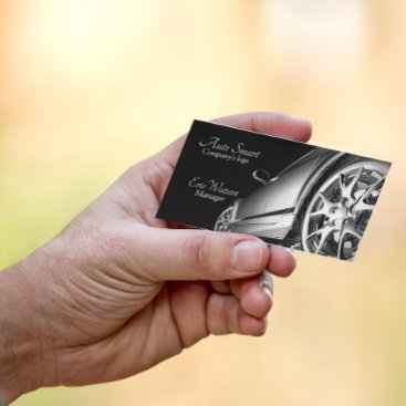 Elegant Black Professional Automobile Business Card
