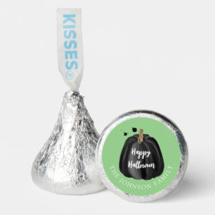 Elegant Black Pumpkin Halloween Hershey®'s Kisses®