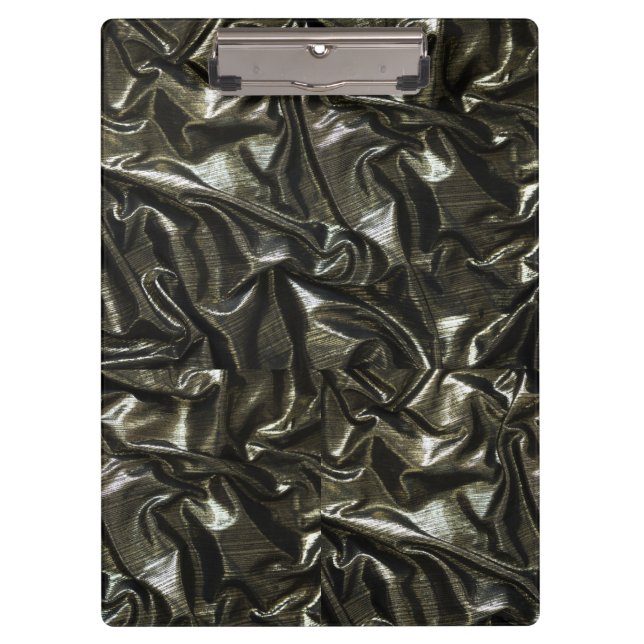 Elegant Black satin look clipboard (Front)