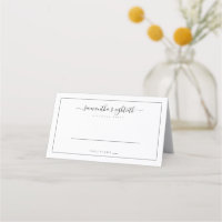 Elegant Black Script Border 80th Birthday Party