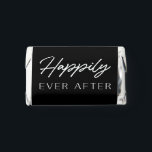 Elegant Black Script Happily Ever After Wedding Hershey's Miniatures<br><div class="desc">Elegant and modern Black Script Happily Ever After Wedding Hershey's Miniatures. Sweet personalized personalized Hershey bars wedding favors for your wedding guests with "Happily Ever After" on the front and your names and wedding date on the back. Can also be a sweet favor at the engagement party.</div>