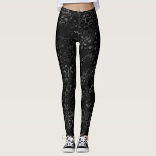 Black Leopard Print Women