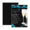 Elegant Black Silver & Teal Engagement Party