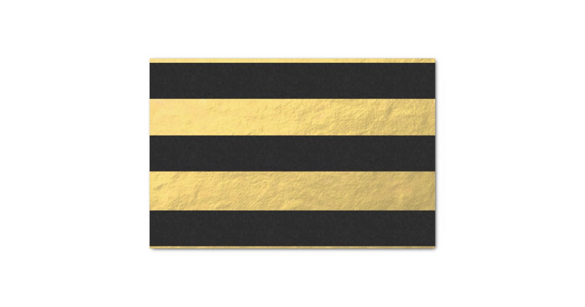 Elegant Black and Gold Tissue Paper | Zazzle