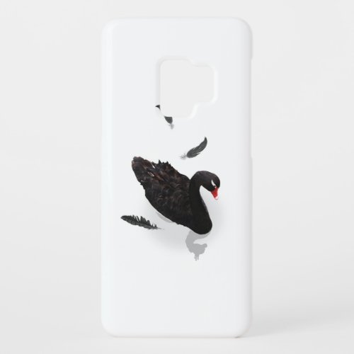Elegant Black Swan Case_Mate Samsung Galaxy S9 Case