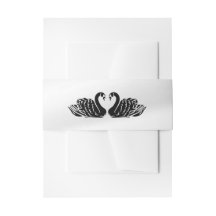 Elegant Black Swans Wedding