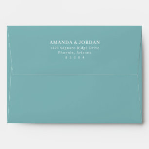 Elegant Black Typographic Envelope