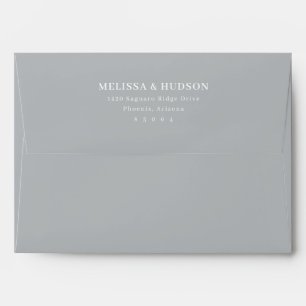 Elegant Black Typographic Envelope