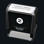 Elegant Black Typography Wedding Return Address Self-inking Stamp<br><div class="desc">This elegant black typography wedding return address self inking stamp is perfect for a simple wedding. The neutral design features a minimalist label decorated with romantic and whimsical typography. These stamps can be used for a wedding,  bridal shower,  Christmas cards or any time you need a personal address stamp.</div>
