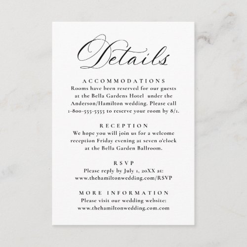 Elegant Black Victorian Floral Wedding Details