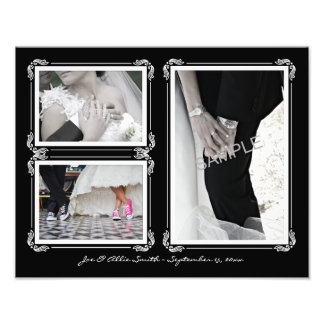 Elegant Black/White 11 x 14 Art Deco Photo Print