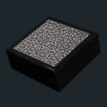 Elegant Black White Abstract Wedding Gift Box<br><div class="desc">Elegant Black White Abstract Wedding</div>