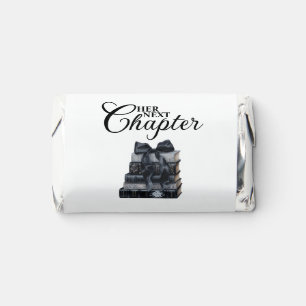 Elegant Black & White Book Themed Bridal Shower  Hershey's Miniatures