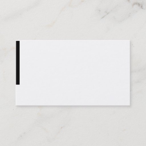 Customizable elegant black white business card