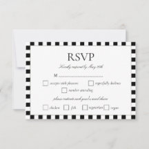 Elegant Black & White Checkerboard Border