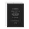 Elegant Black & White Classic Script Wedding