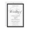 Elegant Black & White Classic Wedding