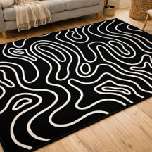 Elegant Black & white geometric texture pattern 