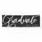 Elegant Black White Graduate