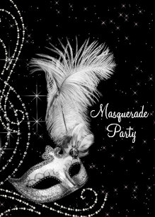 black and white party invitations zazzle