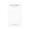 Elegant Black White Script Earring Display Card