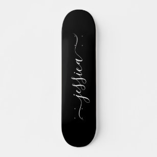 Céline Black x White Logo Skateboard 1CE1027 For Sale at 1stDibs