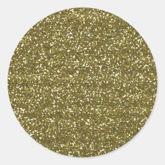 Elegant Blank Gold Glitter Seals