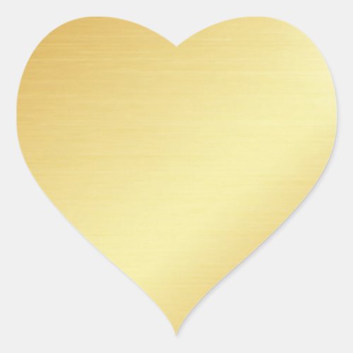 Elegant Blank Heart_Shaped Gold Seals