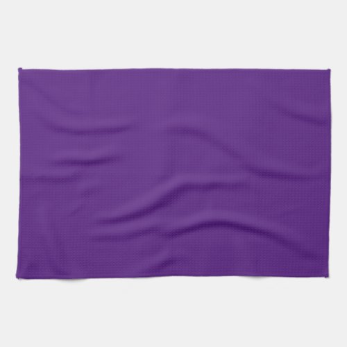 Elegant Blank Template Solid Color Royal Purple Kitchen Towel