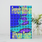 Elegant Blend of French and African Aesthetics (Standing Front)