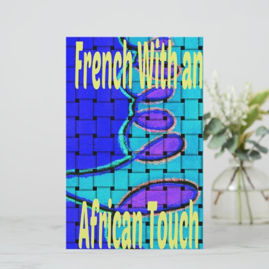 Elegant Blend of French and African Aesthetics (Standing Front)