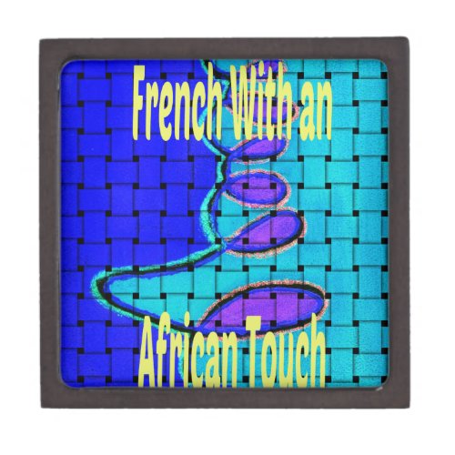 Elegant Blend of French and African Aesthetics Gift Box