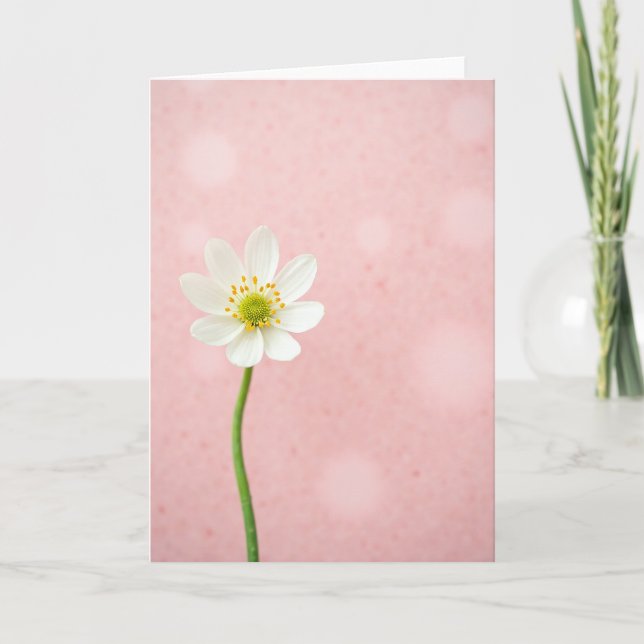 Elegant Bloom Day Card (Front)