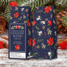 Elegant Blooming Floral Holiday Christmas